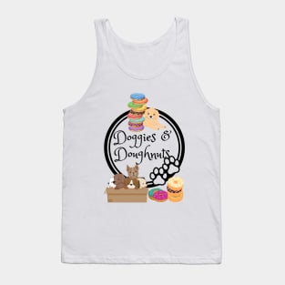 Doggies & Doughnuts Dogs & Dessert Tank Top